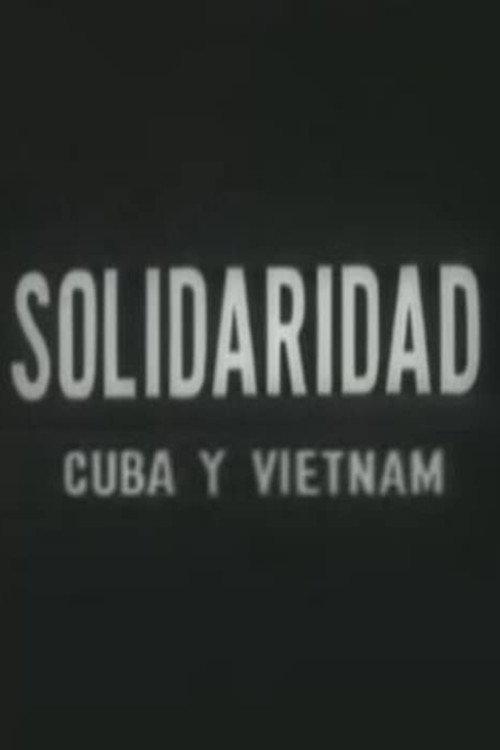 Solidaridad Cuba y Vietnam backdrop