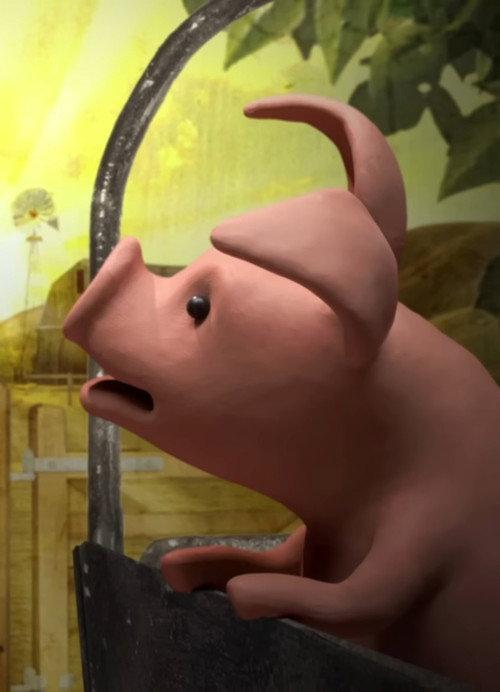 A Pig's Tail backdrop