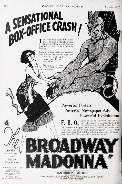 The Broadway Madonna backdrop