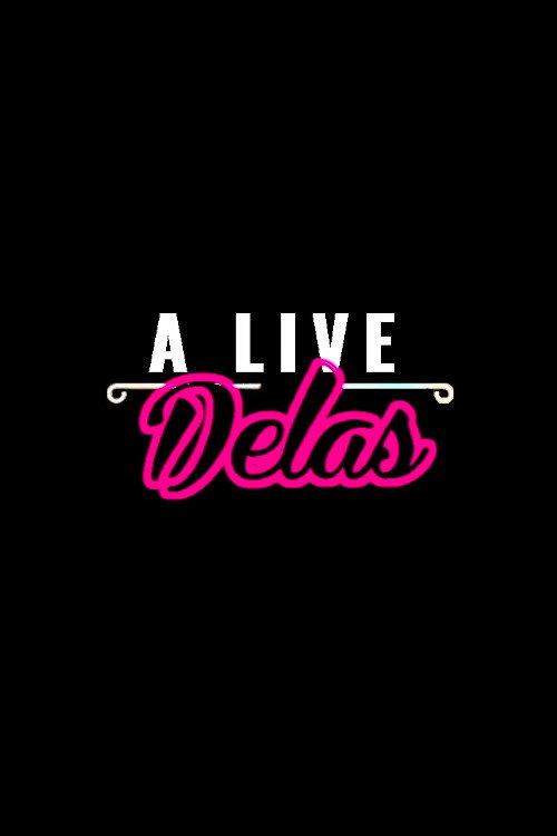 A Live Delas backdrop