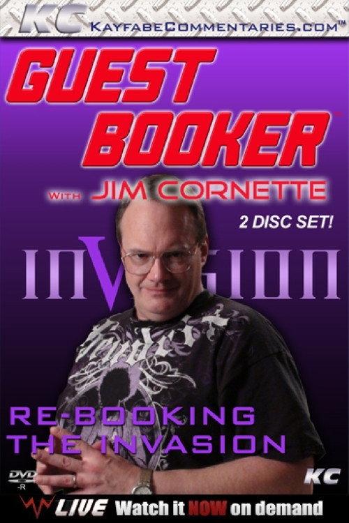 Guest Booker with Jim Cornette backdrop