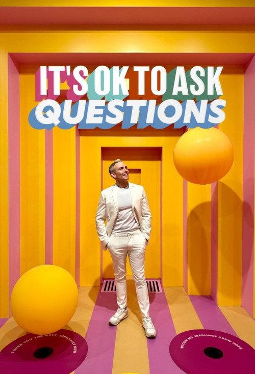 It's Ok to Ask Questions backdrop