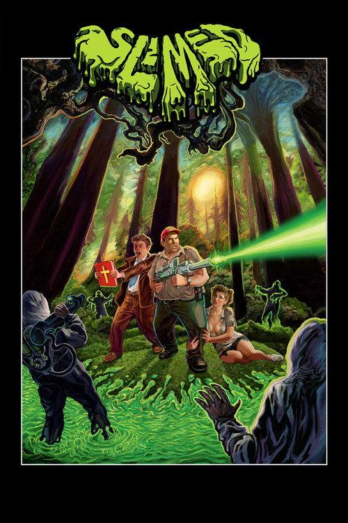 Slimed backdrop