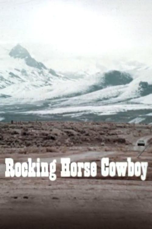 Rocking Horse Cowboy backdrop