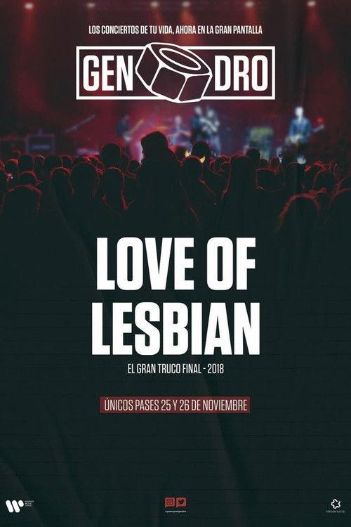 Love of Lesbian: El gran truco final backdrop
