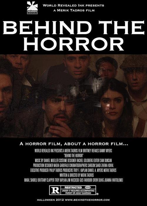 Behind the Horror backdrop