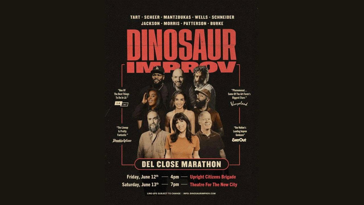 Dinosaur Improv: DCM '26 backdrop