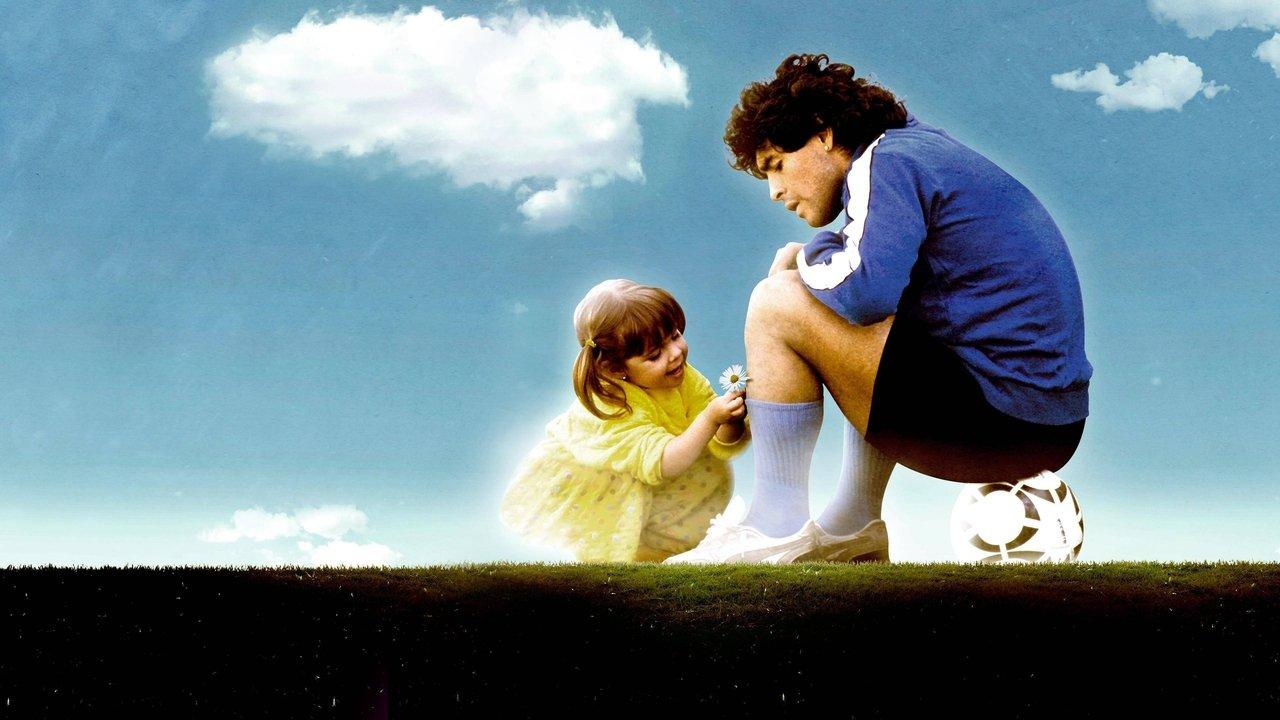 The Daughter of God: Dalma Maradona backdrop