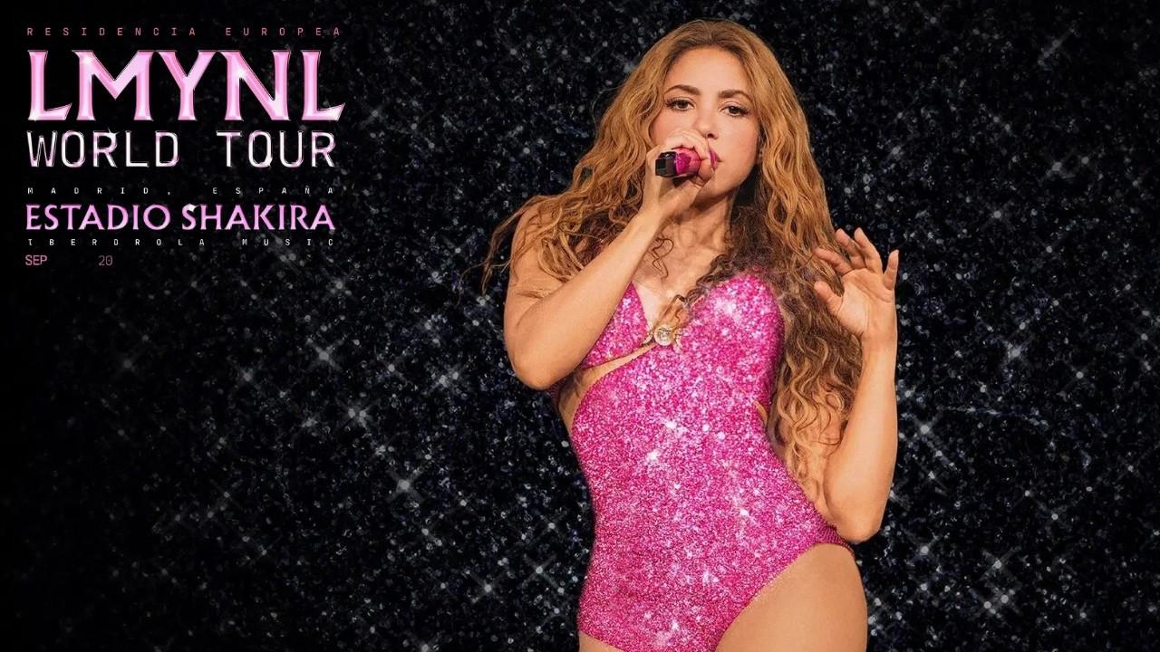 Shakira Live from Madrid backdrop