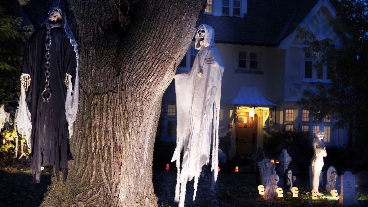 The Real Story of Halloween backdrop