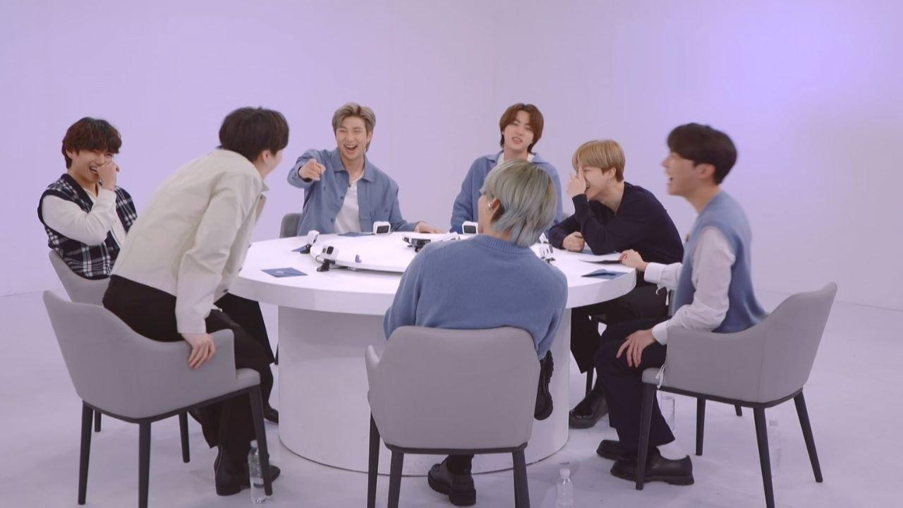 Let's BTS backdrop