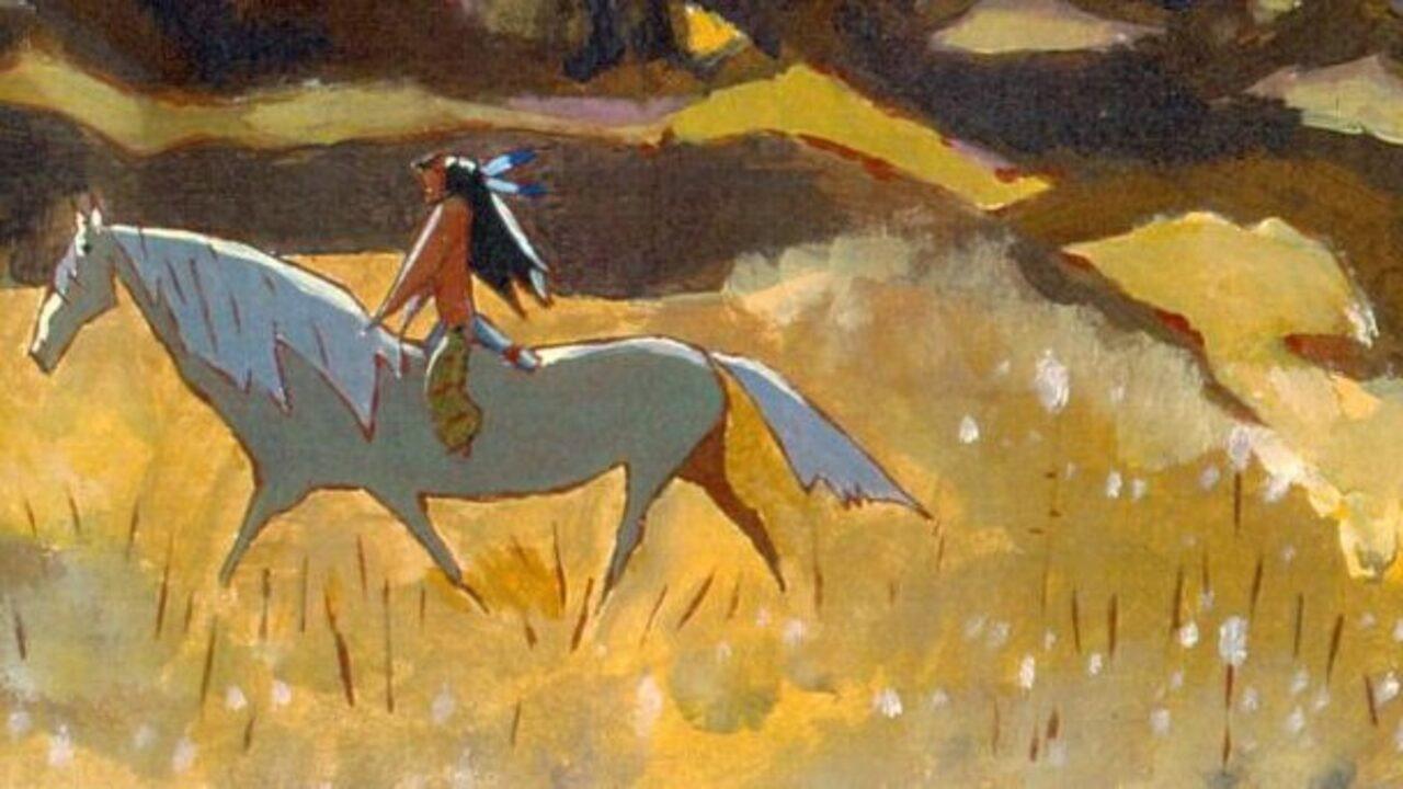 Horse Sun backdrop
