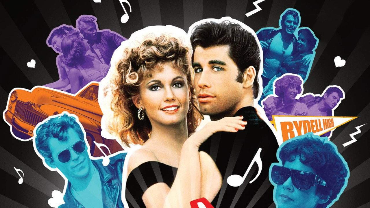 Grease backdrop