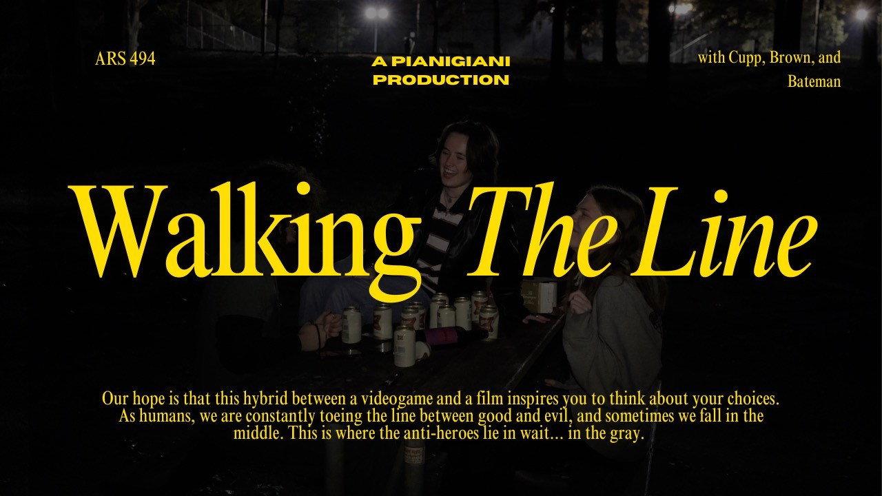 Walking The Line backdrop