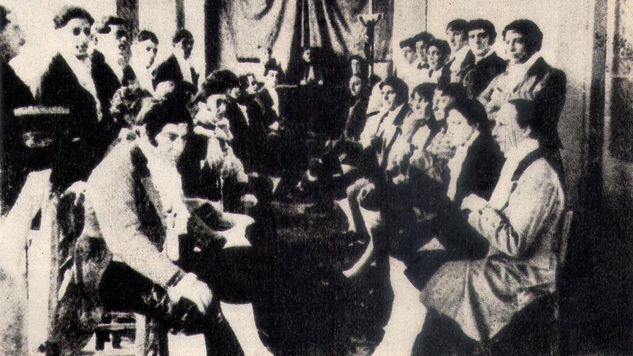 Mariano Moreno y la Revolución de Mayo backdrop