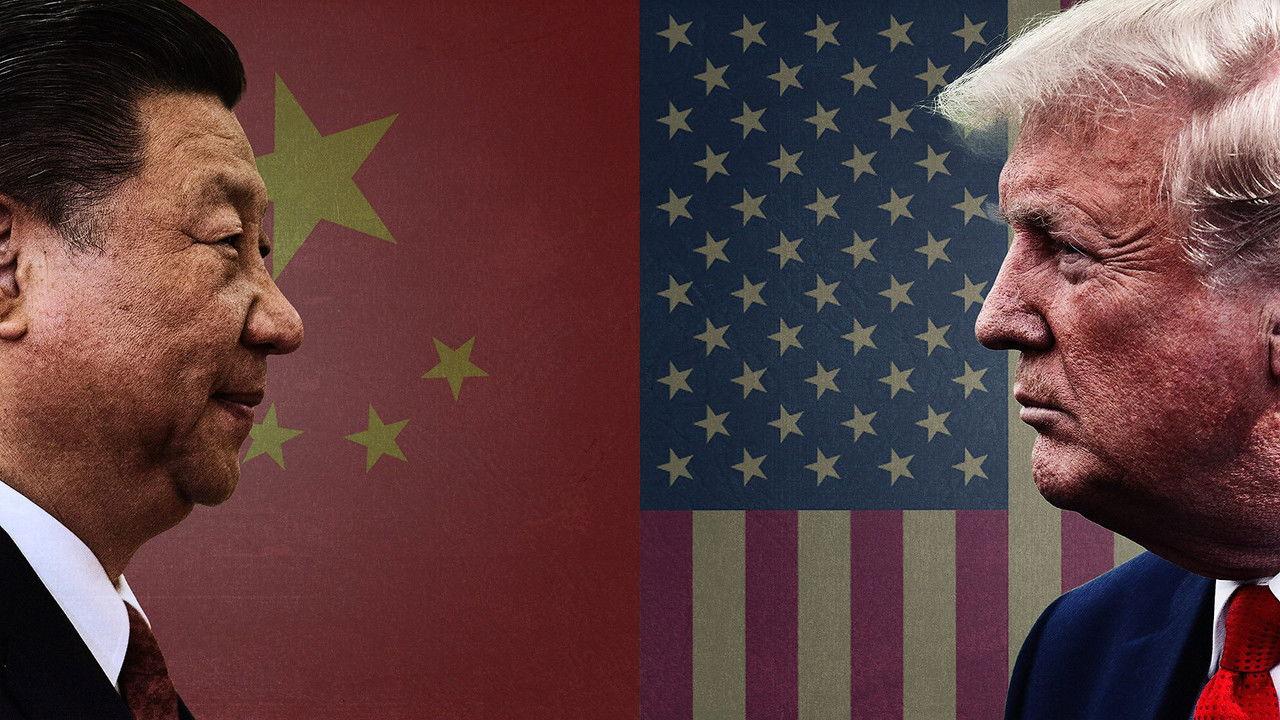 Clash of the Super Powers: America v China backdrop