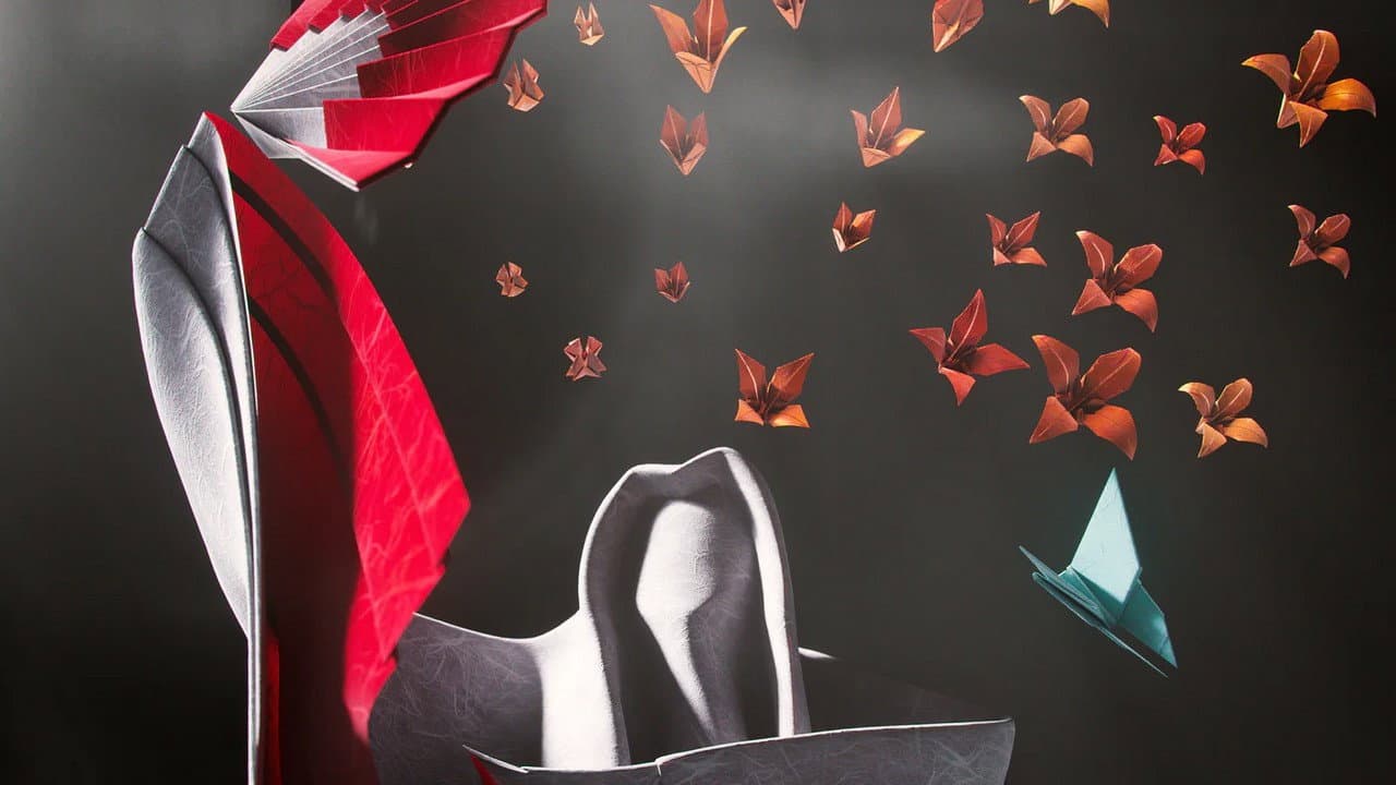Origami backdrop