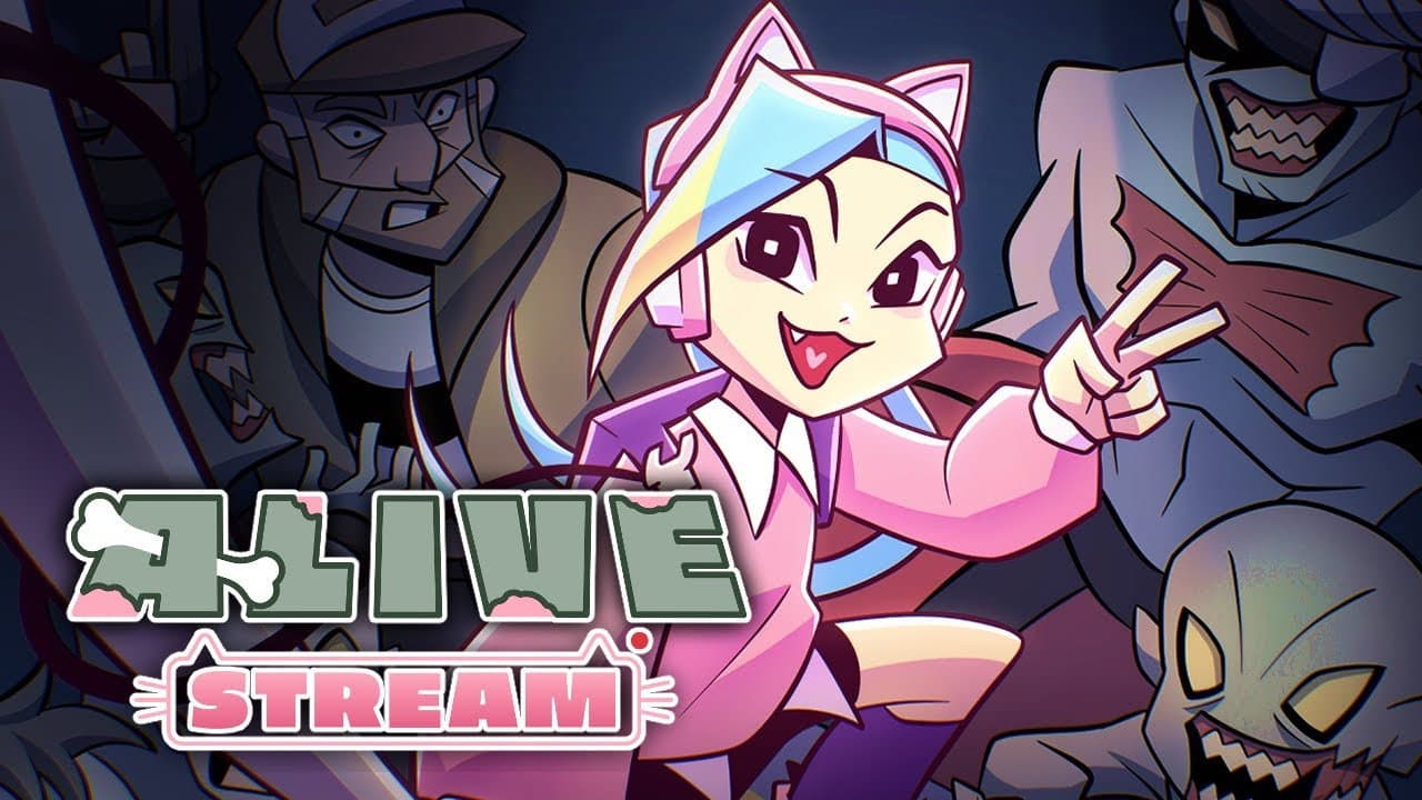 ALIVESTREAM backdrop