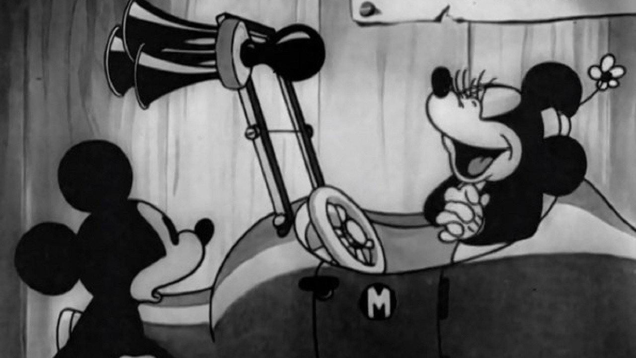 Mickey's Mechanical Man backdrop