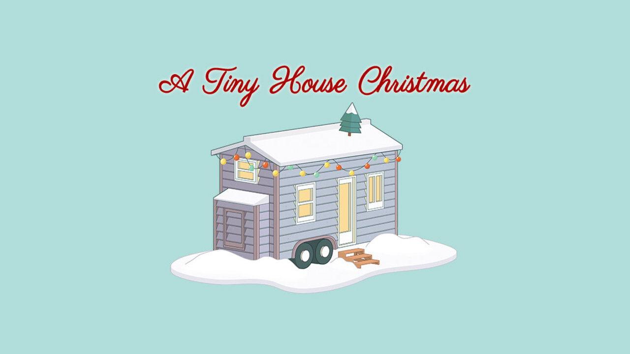 A Tiny House Christmas backdrop