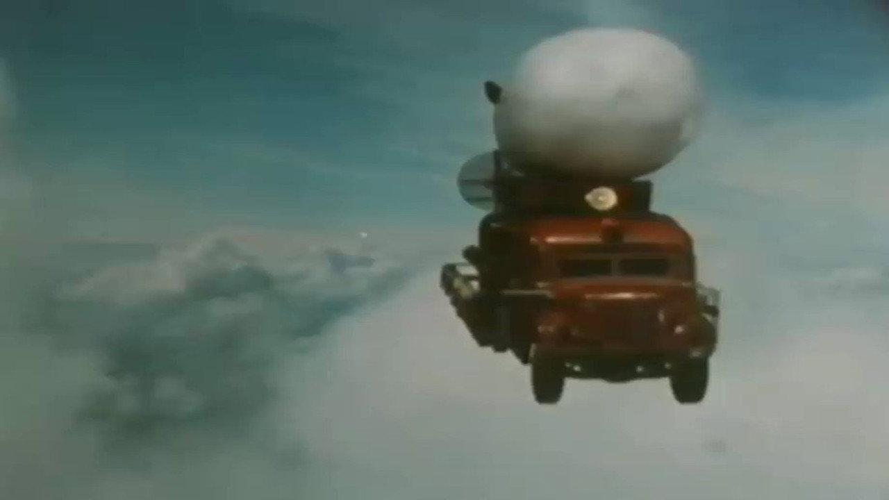 Professor Poopsnagle's Steam Zeppelin backdrop