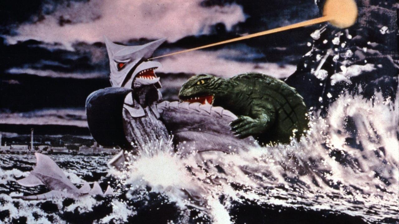 Gamera vs. Zigra backdrop