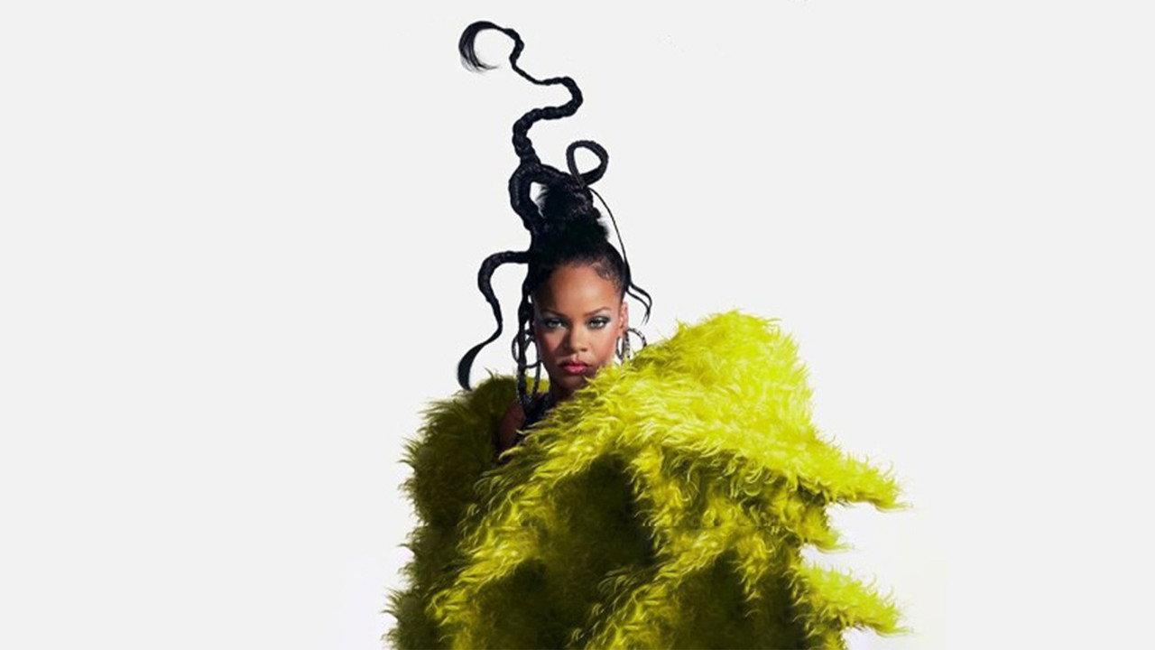 Rihanna's Super Bowl LVII Halftime Show backdrop
