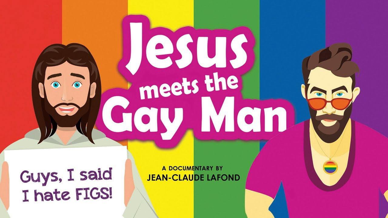 Jesus Meets the Gay Man backdrop
