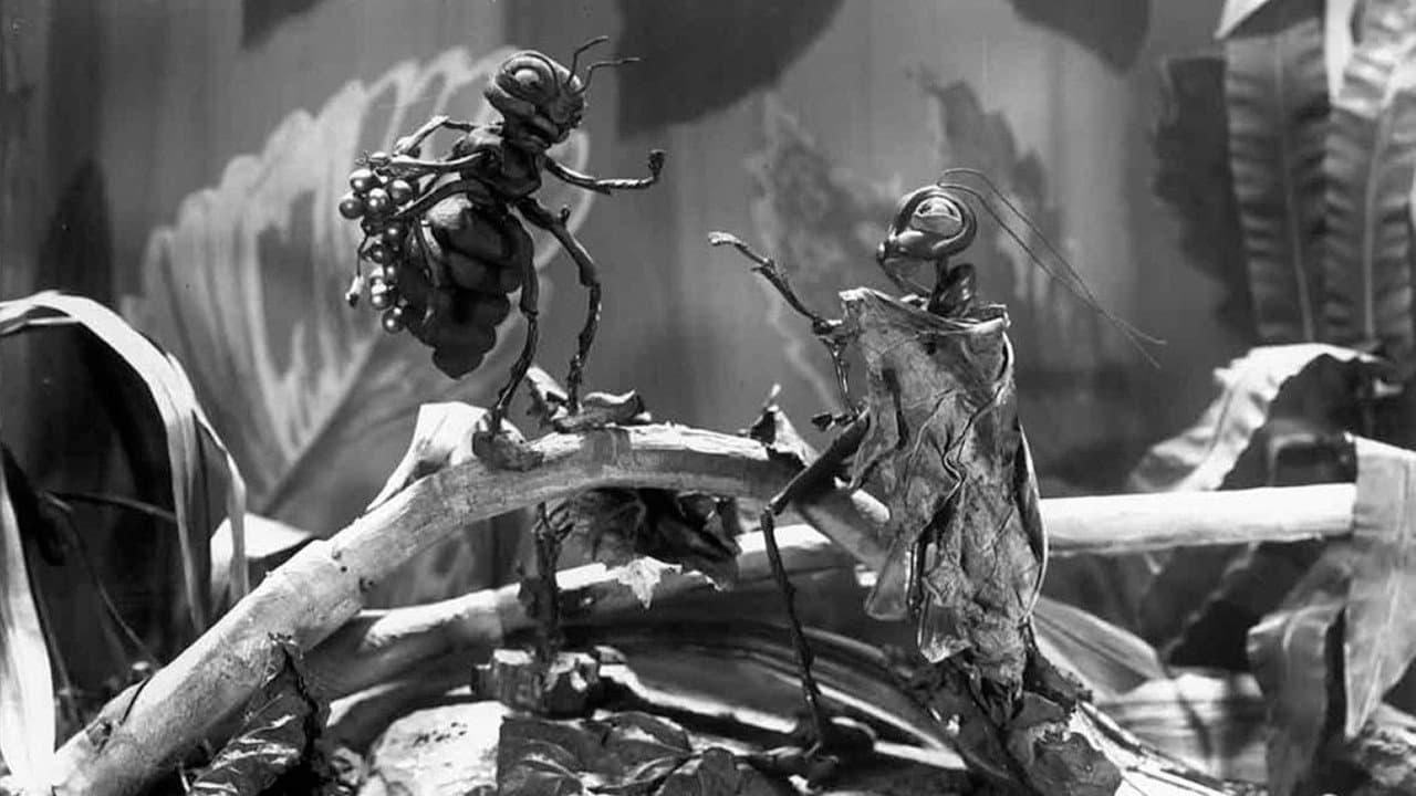 The Grasshopper and the Ant backdrop