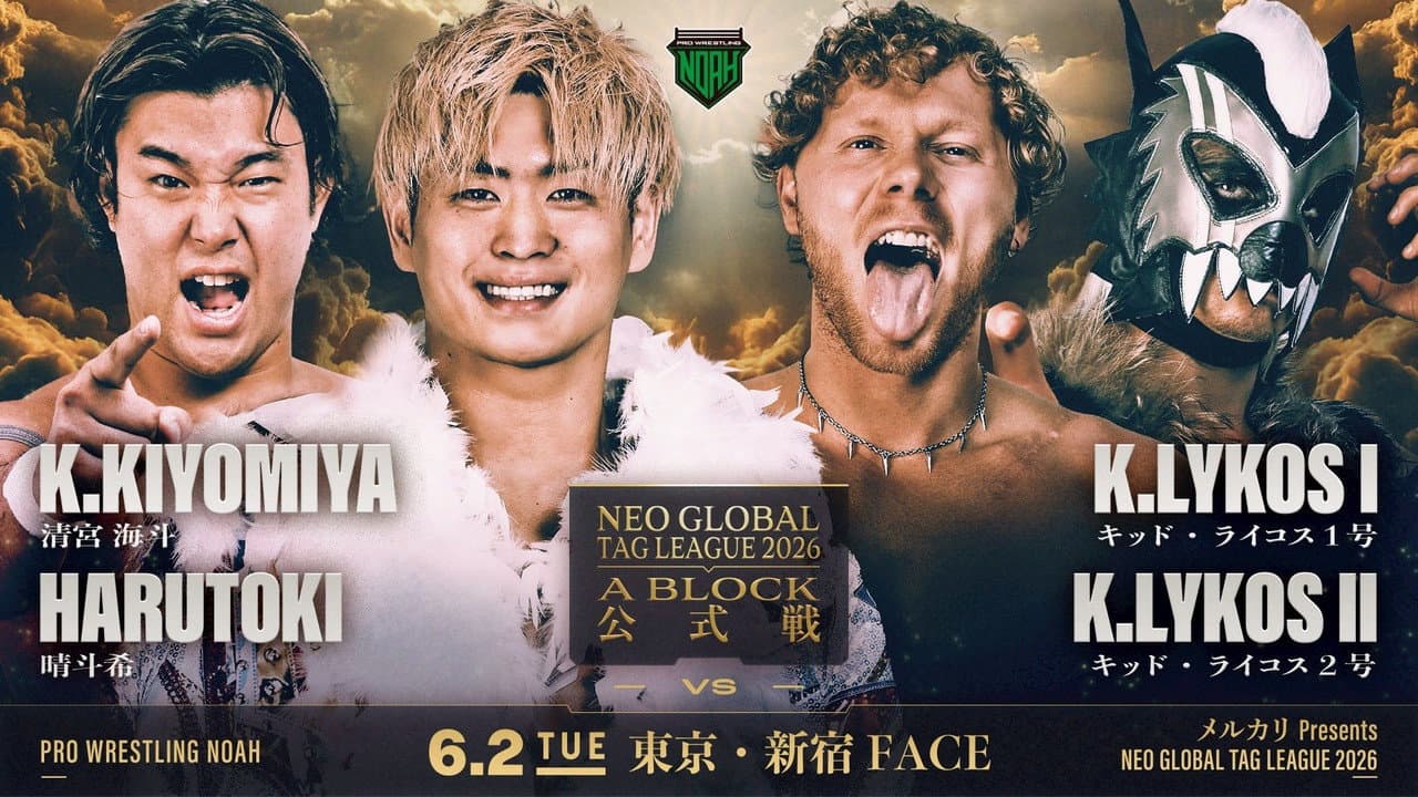 NOAH Neo Global Tag League 2026 ~ Day 6 backdrop