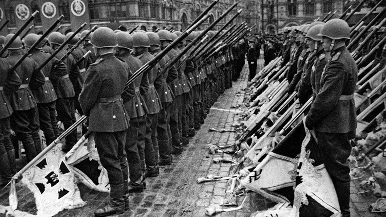 Victory Parade backdrop