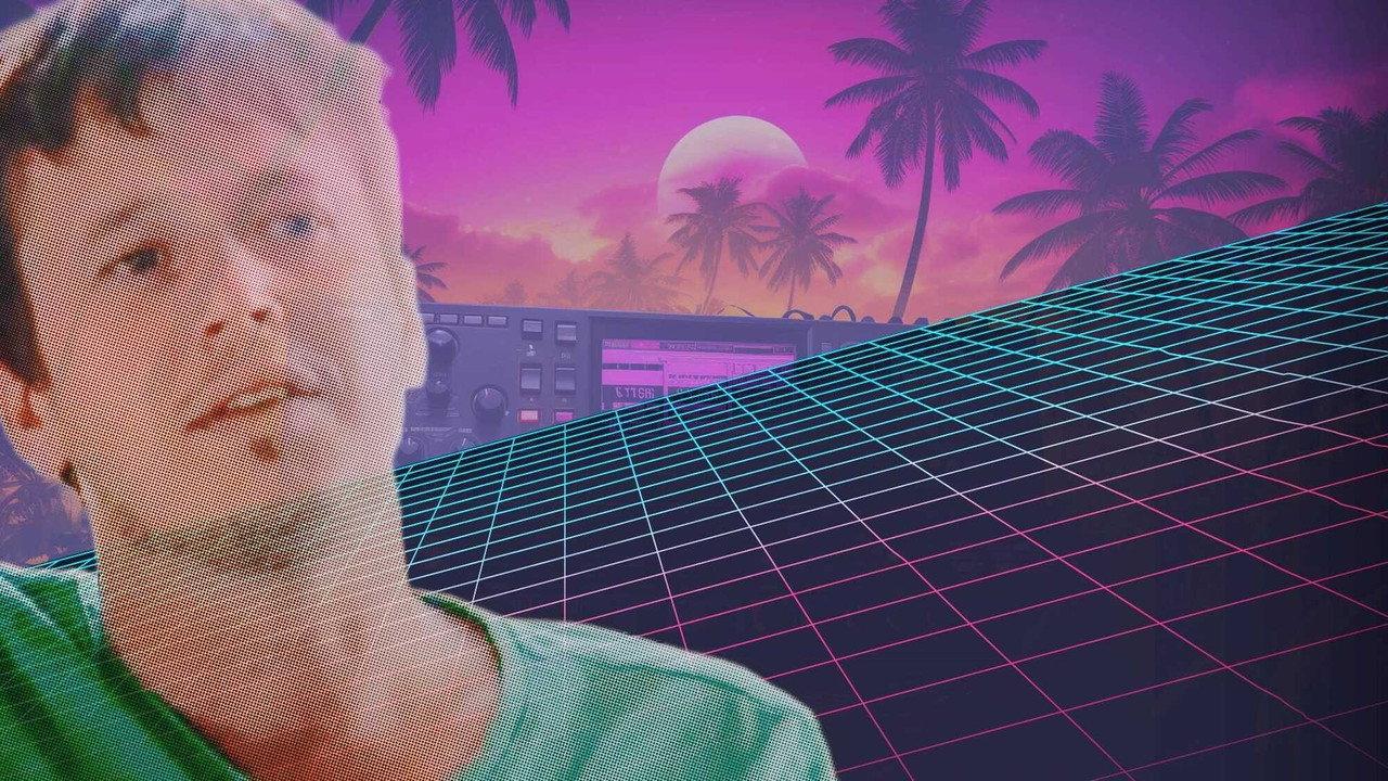 Eighties backdrop