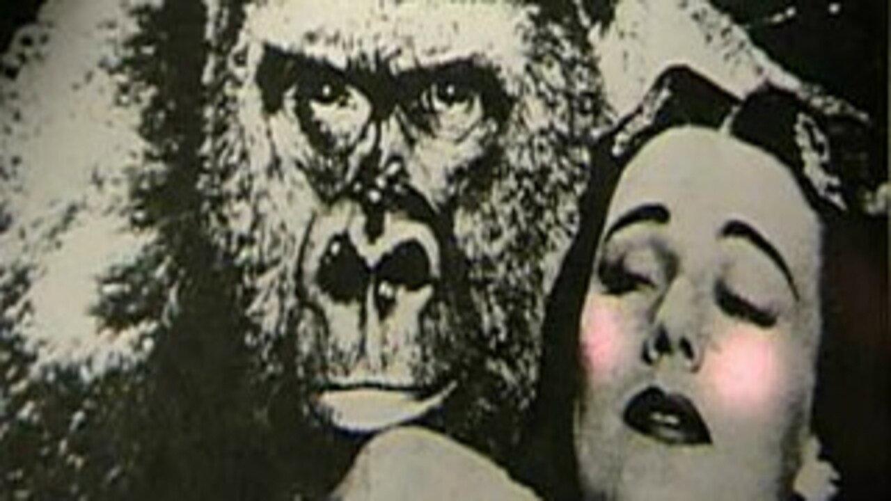 The Eiffel Tower, King Kong and the White Woman backdrop