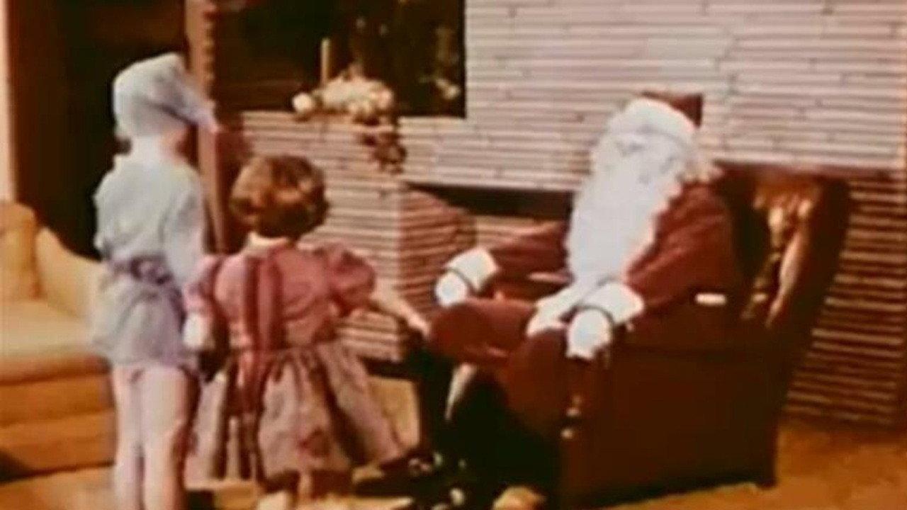 A Visit to Santa backdrop