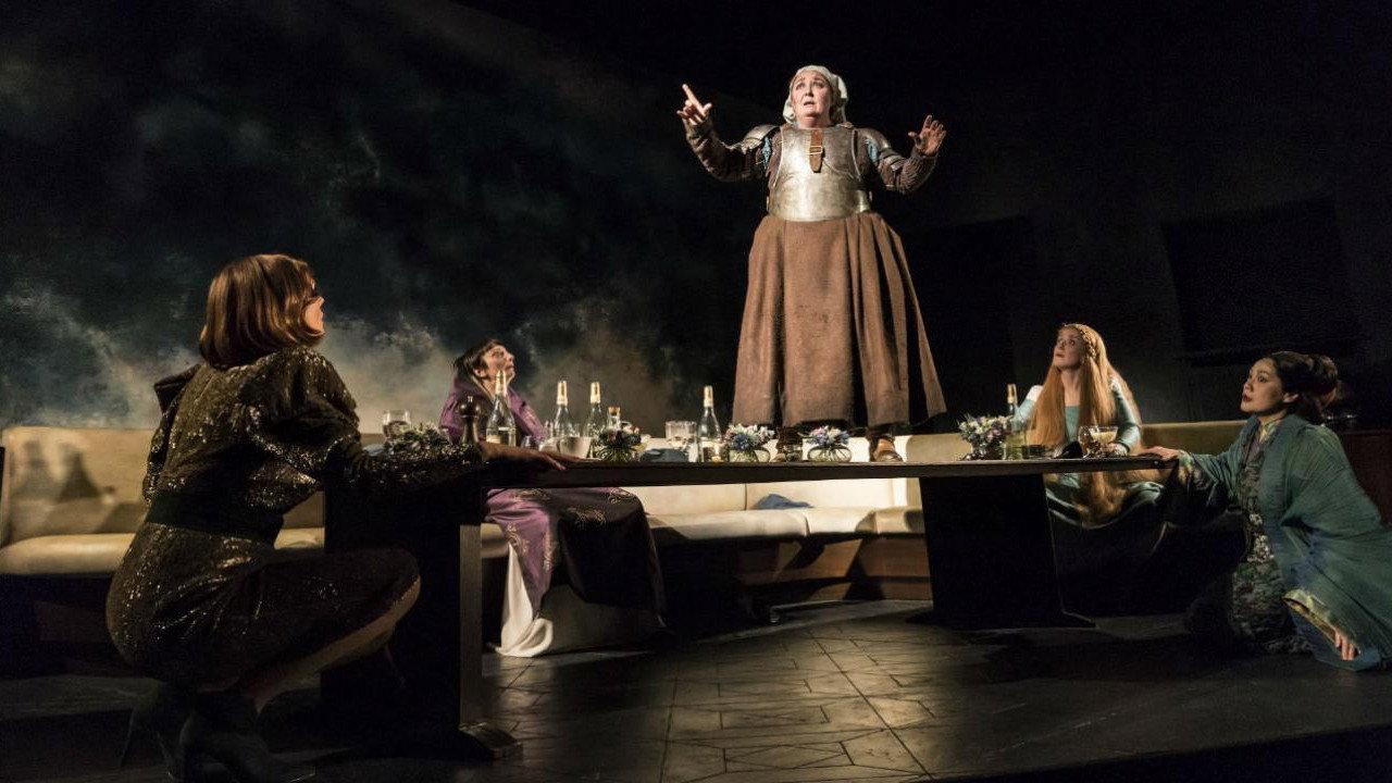 National Theatre Live: Top Girls backdrop