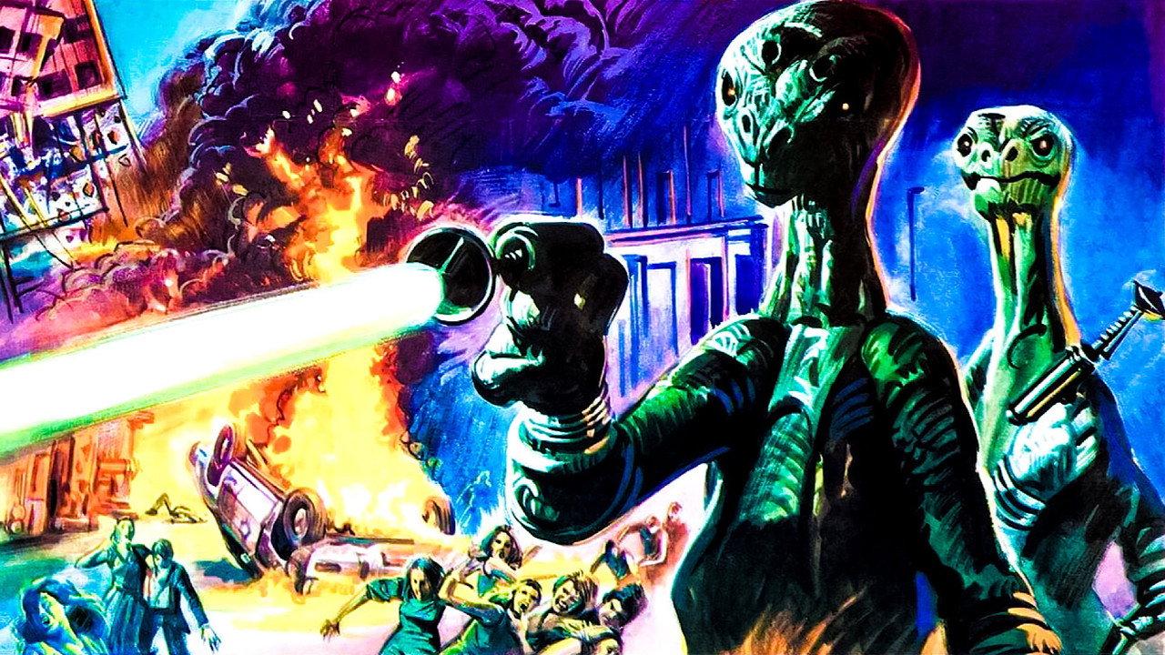 Laserblast backdrop