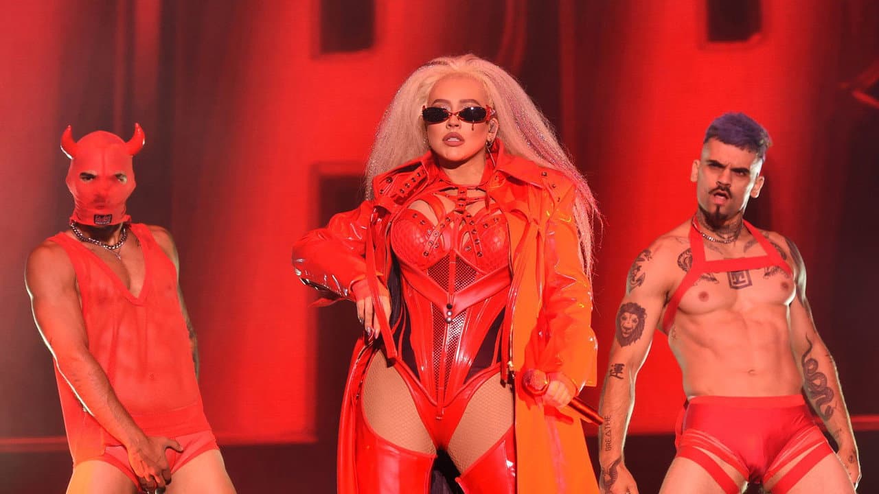 Christina Aguilera - LA Pride backdrop