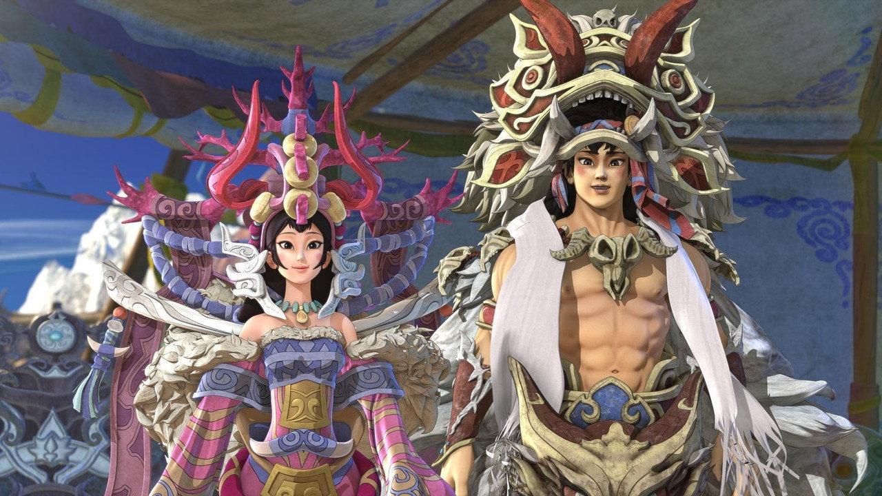 Warrior King backdrop