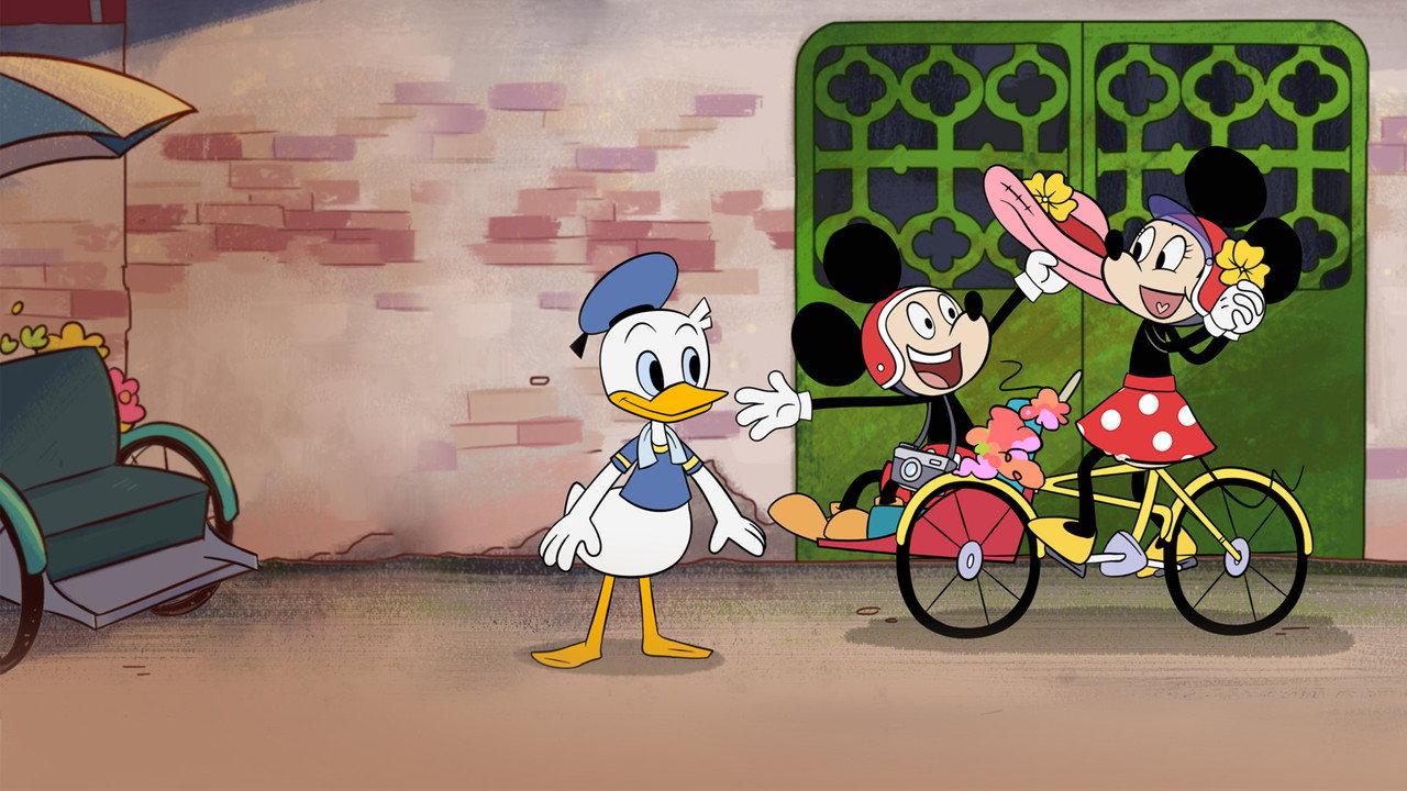 Mickey Go Local backdrop