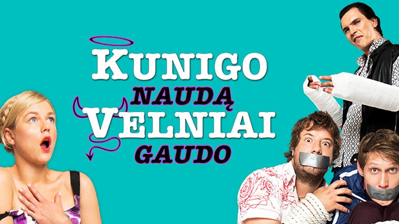Kunigo naudą velniai gaudo backdrop