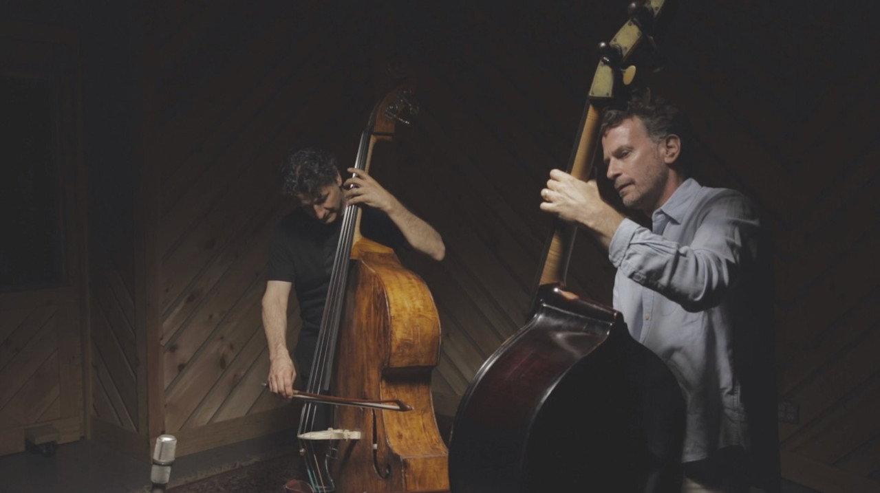 Walking the Changes - Legends of Double Bass in Jazz backdrop
