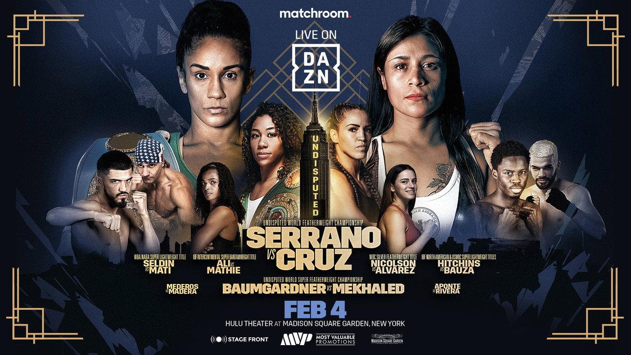 Amanda Serrano vs. Erika Cruz backdrop