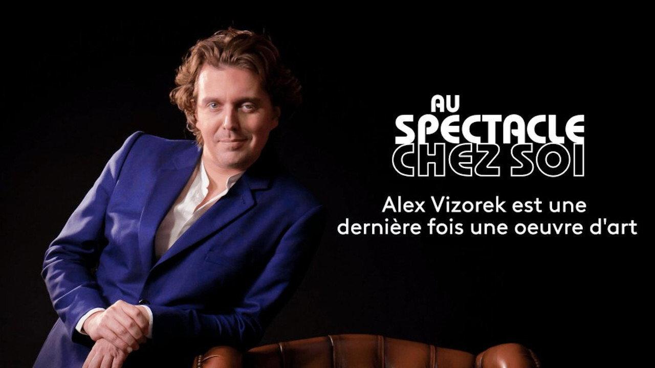 Alex Vizorek est une dernière fois une œuvre d'art backdrop