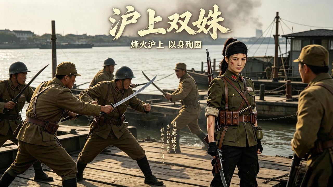 Two Heroines of Shanghai backdrop