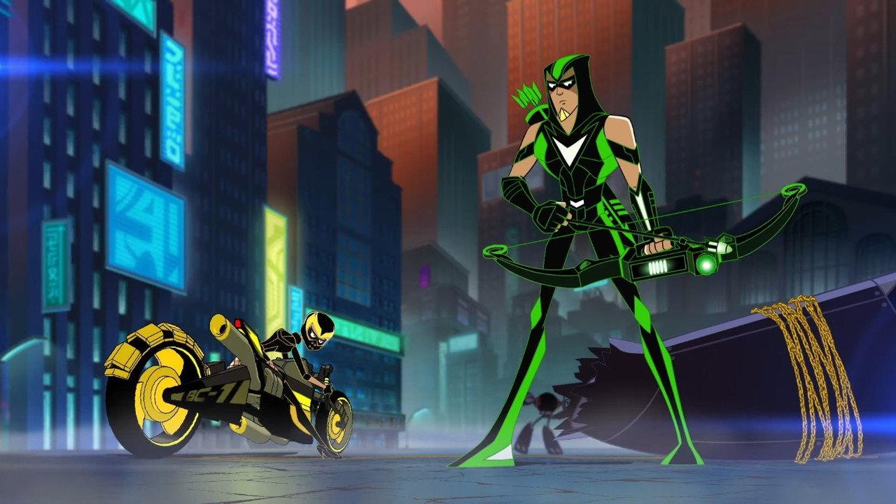 Green Arrow backdrop
