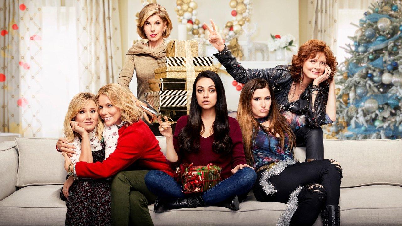A Bad Moms Christmas backdrop