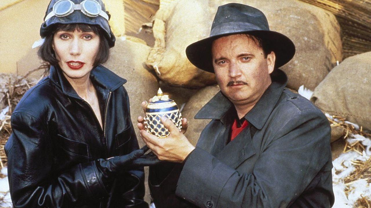Boris and Natasha backdrop