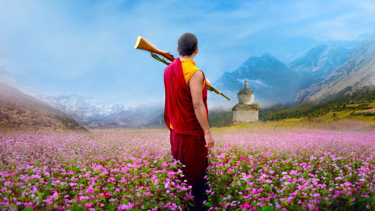 The Monk and the Gun backdrop