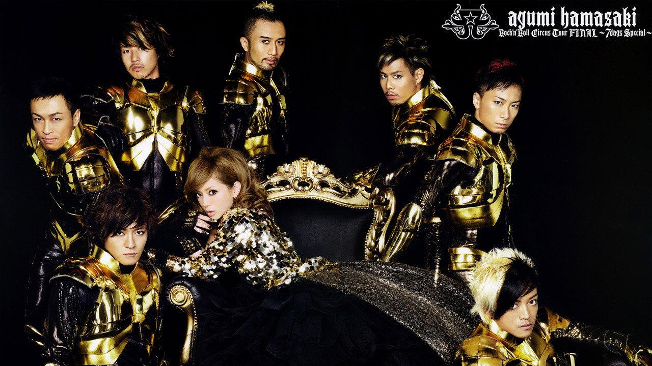 ayumi hamasaki Rock'n'Roll Circus Tour FINAL ~7days Special~ backdrop