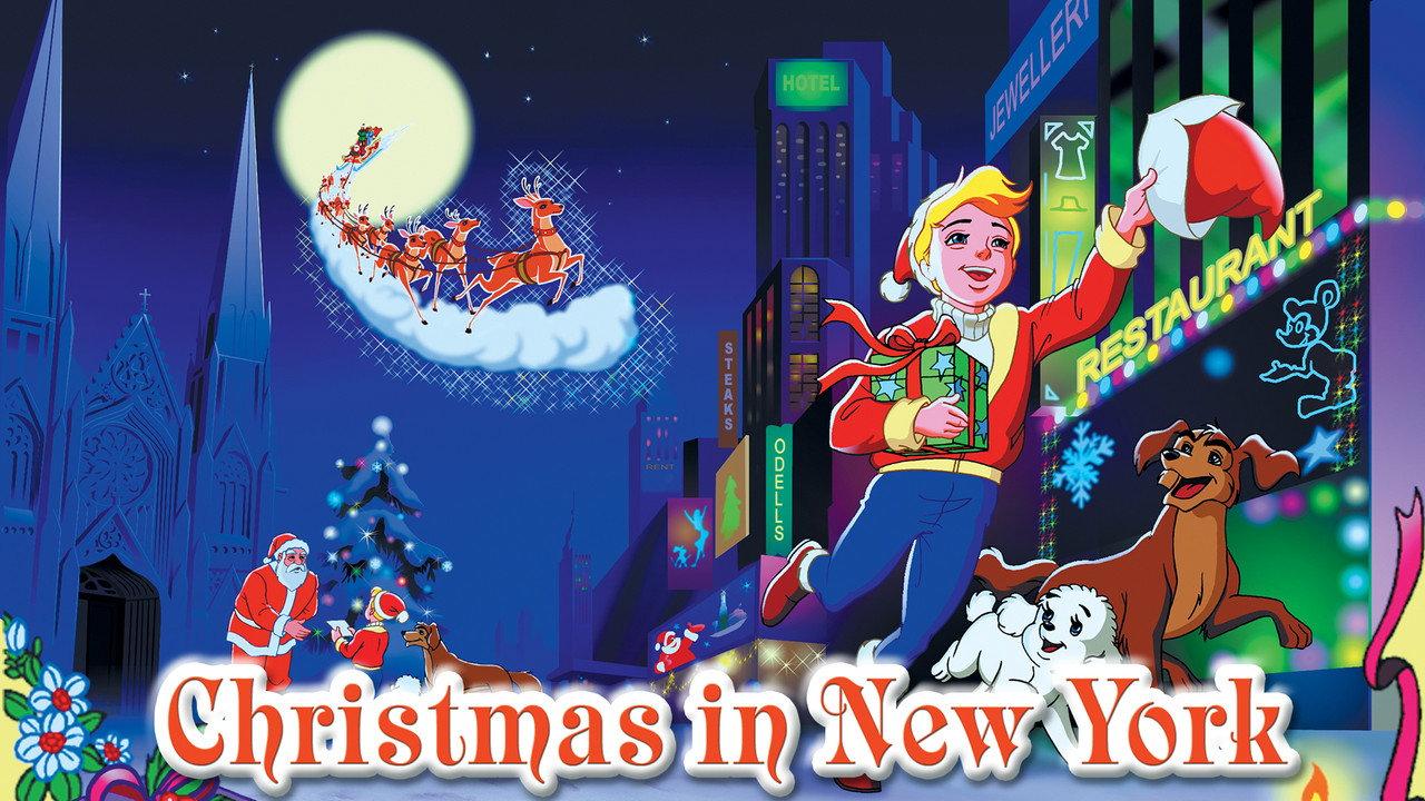 Christmas in New York backdrop